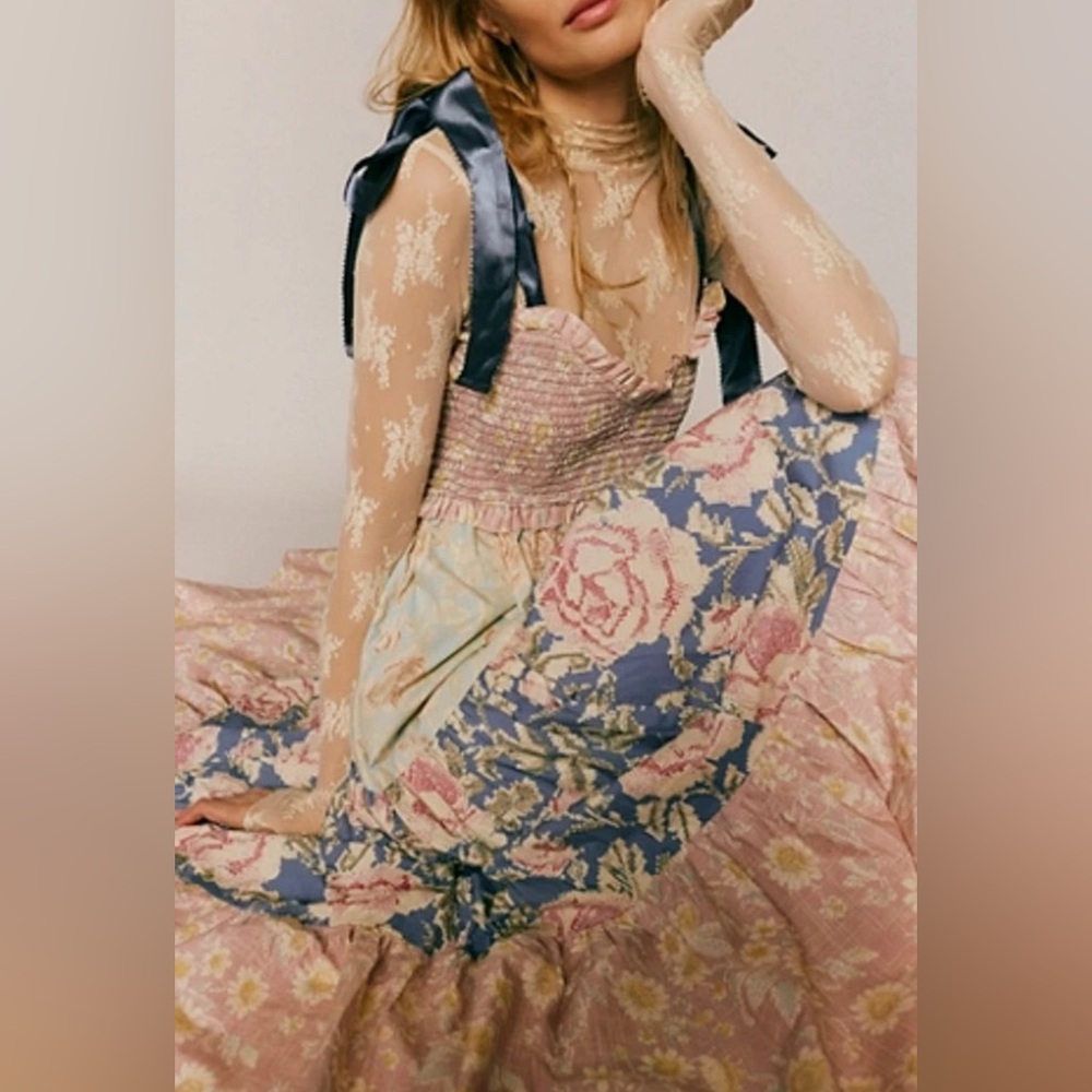 Free People Bluebell Maxi in Antique Combo - Picture 7 of 10